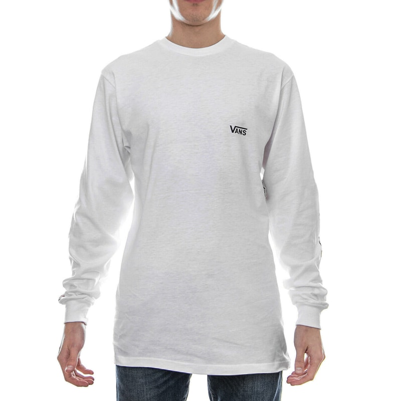 Camiseta Vans Manga Longa Marvel Characters Branca Back Wash