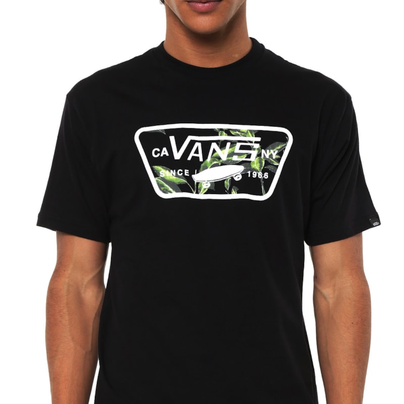 Camiseta Vans MN Full Patch Fill Preta