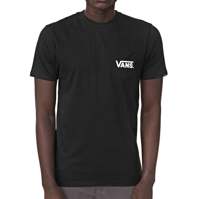 Camiseta Vans OTW Classic Preta e Branca os melhores preços