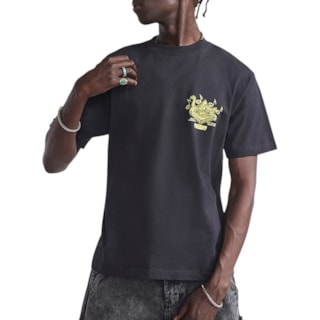Camiseta Vans Scratched Record Black