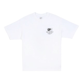 Camiseta Vans Ss Circle Bones White