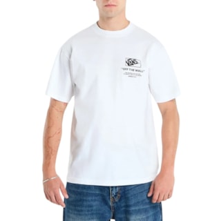 Camiseta Vans Stacked Hi White