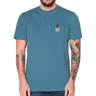 Camiseta Volcom Bloxer Azul