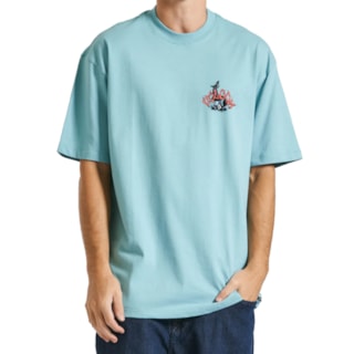 Camiseta Volcom Comfort Pure Joy Azul