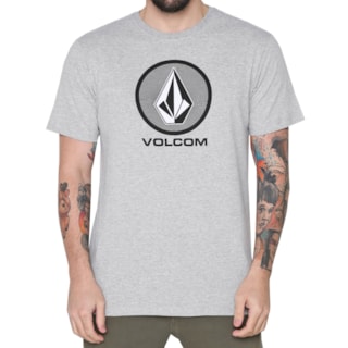 Camiseta Volcom Crypticstone Cinza