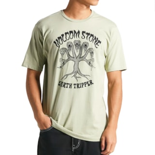 Camiseta Volcom Feeding Tree Verde