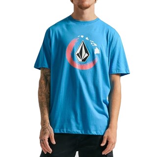 Camiseta Volcom Ho Loop Azul Claro