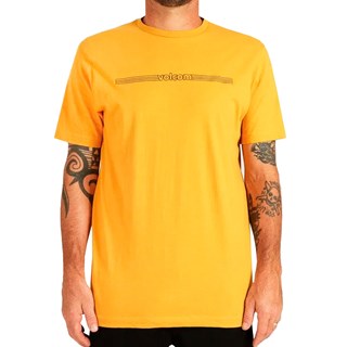 Camiseta Volcom Paralevel Amarela