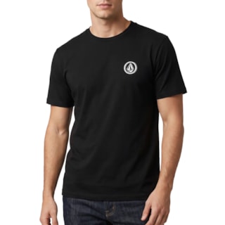 Camiseta Volcom Silk Circle Stone Preta