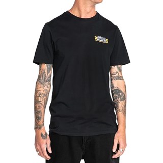 Camiseta Volcom Slim Subterraner Preta