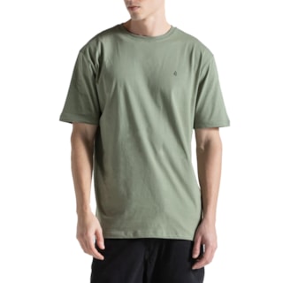 Camiseta Volcom Stone Blanks Verde Claro