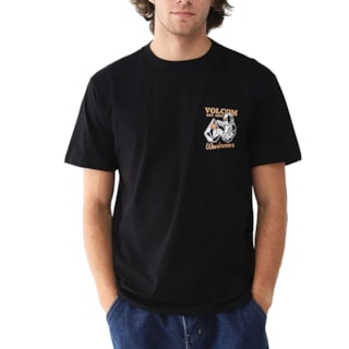 Camiseta Volcom Workwear Welder Preta