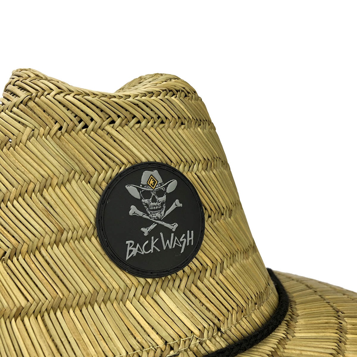 Chapéu de Palha Back Wash Caveira - Back Wash