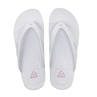 Chinelo Feminino Reef Water Court White