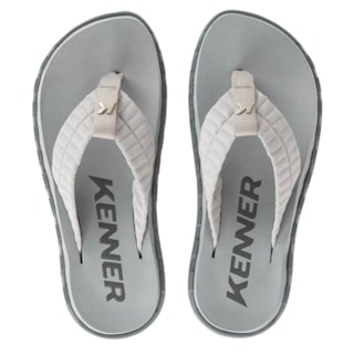 Chinelo Kenner Megah Puffer Cinza