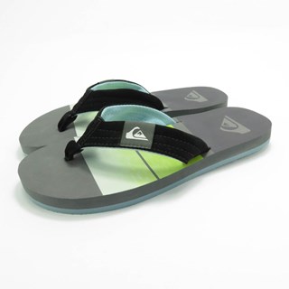 Chinelo Masculino Quiksilver Foundation Everyday Cinza Verde