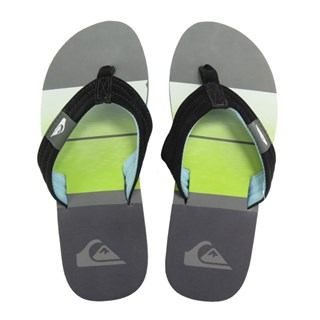 Chinelo Masculino Quiksilver Foundation Everyday Cinza Verde