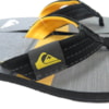 Chinelo Masculino Quiksilver Foundation Hline Cinza e Amarelo