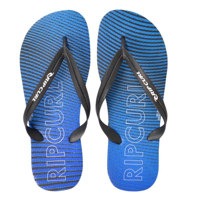 Chinelo Masculino Rip Curl Warped Preto e Azul