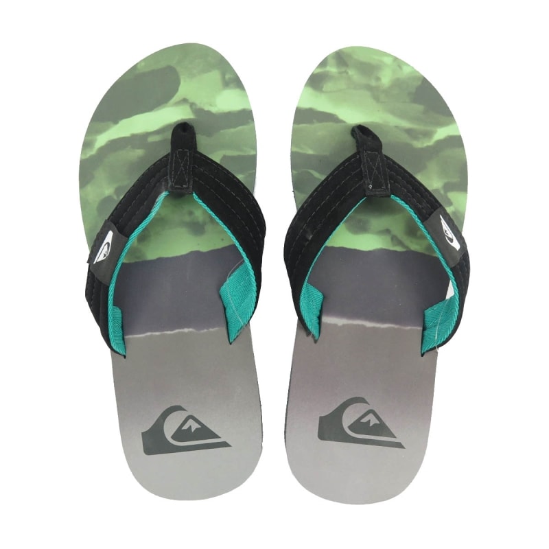 Chinelo Quiksilver Basis Art Verde