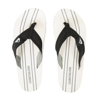 Chinelo Quiksilver Layback Range Branco