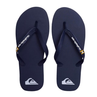 Chinelo Quiksilver Molokai Solid Marinho