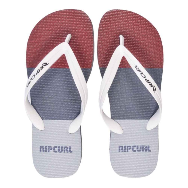 Chinelo Rip Curl Switch Branco Vermelho