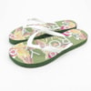 Chinelo Roxy Mimosa Flowers Green Pink