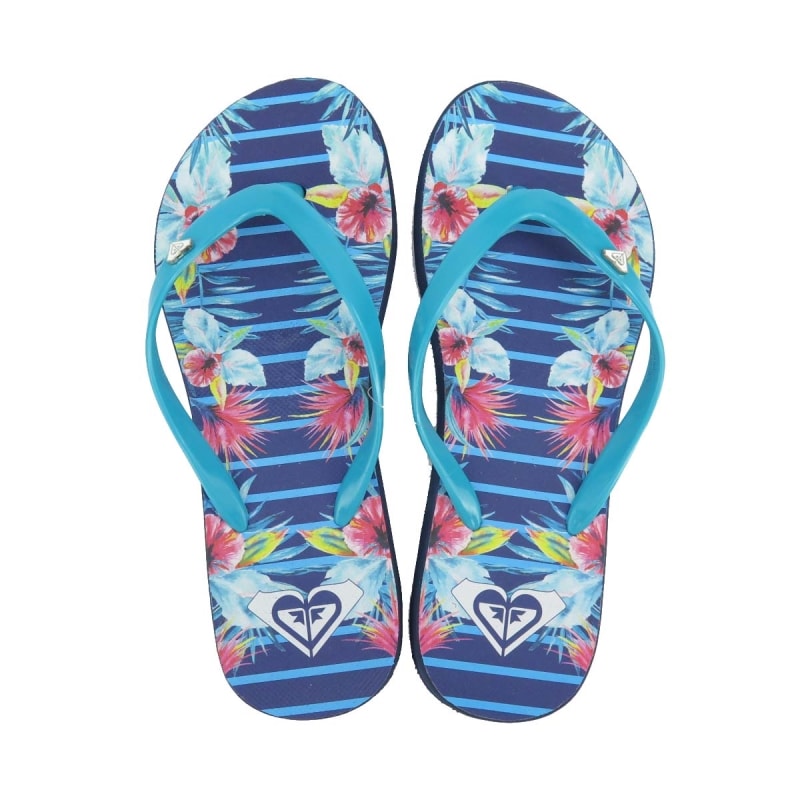 Chinelo Roxy Mimosa Green Stripe