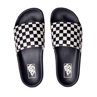 Chinelo Vans Slide-On Checkerboard Black White
