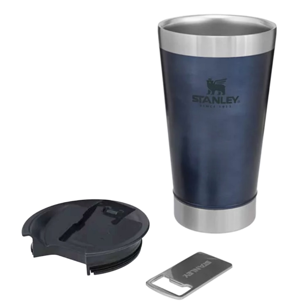 Qual O Melhor Copo Stanley Copo Térmico Stanley Com Tampa Azul 473ml os melhores preços | Clique e