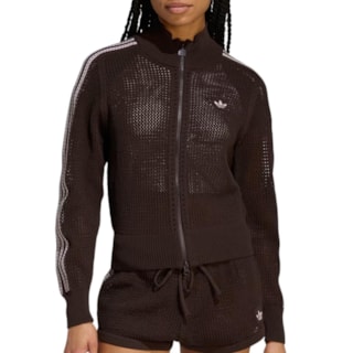 Jaqueta Adidas Crochê Firebird Track Top Aurora Coffe