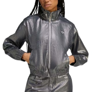 Jaqueta Adidas Jeans Firebird Silver Metalic