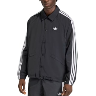 Jaqueta Adidas Três Listras Coach Black