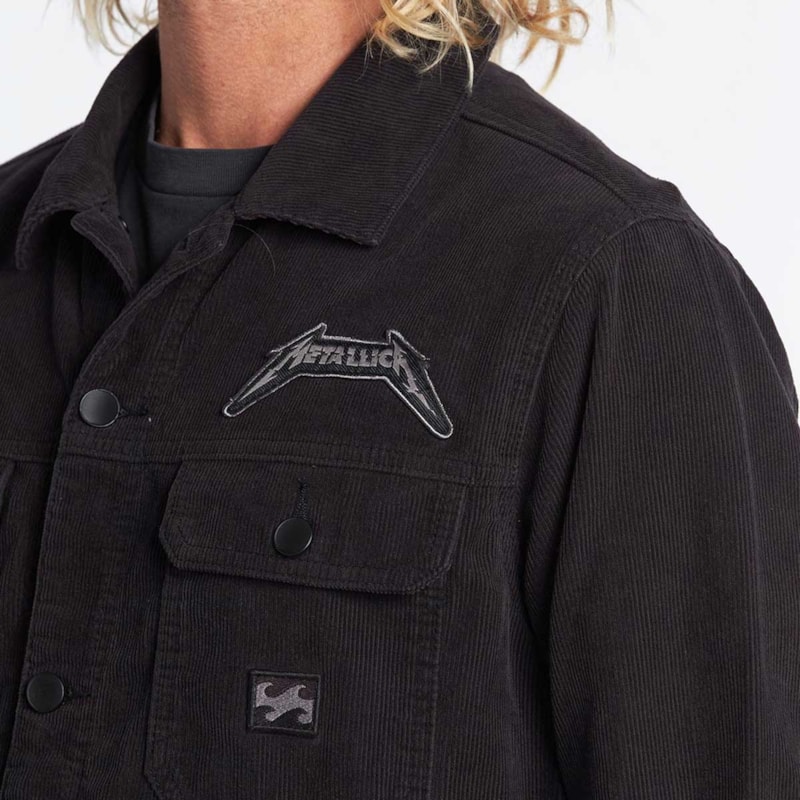 Jaqueta Billabong Metallica Black Album Back Wash