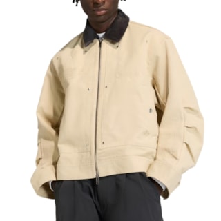 Jaqueta Bomber Adidas Premium Essentials Stone Khaki