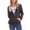 Jaqueta Corta Vento Billabong Feminina Dupla Face Preto Rosa
