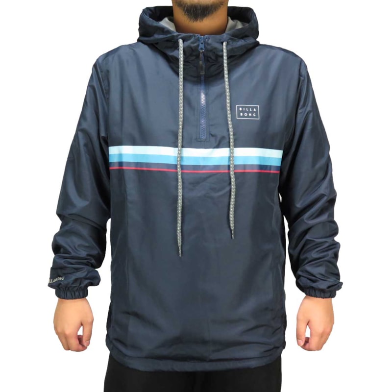 Jaqueta Corta Vento Billabong Sunday X Azul
