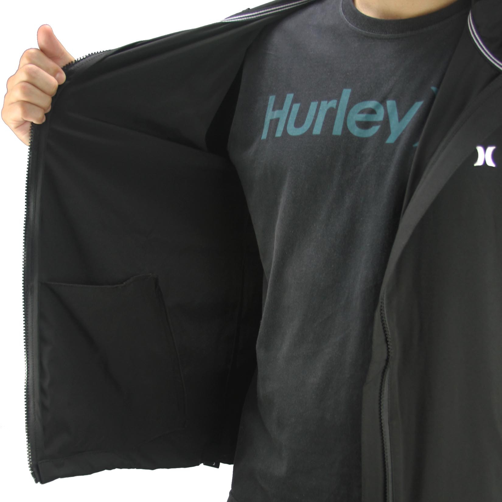 Jaqueta corta vento hot sale hurley phantom preta