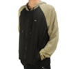 Jaqueta Corta Vento Hurley Windbreaker Preto e Marrom