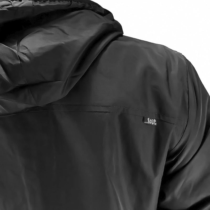 Jaqueta Corta Vento Lost Windbreaker Preta - Back Wash