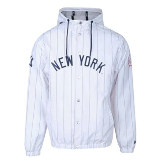 Jaqueta Corta Vento New Era MLB New York Yankees Core Branca