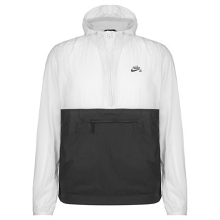 Jaqueta Corta Vento Nike SB Anorak Branca e Preta