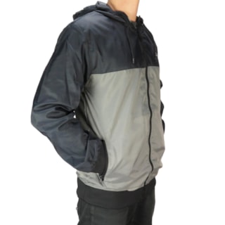 Jaqueta Corta Vento Oakley Blocked Jacket Cinza
