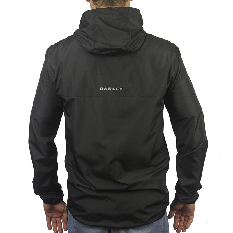 jaqueta corta vento oakley windbreaker blackout preto