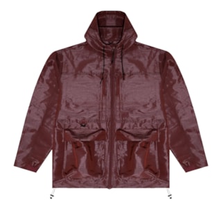 Jaqueta Corta Vento Vans Red Ochre