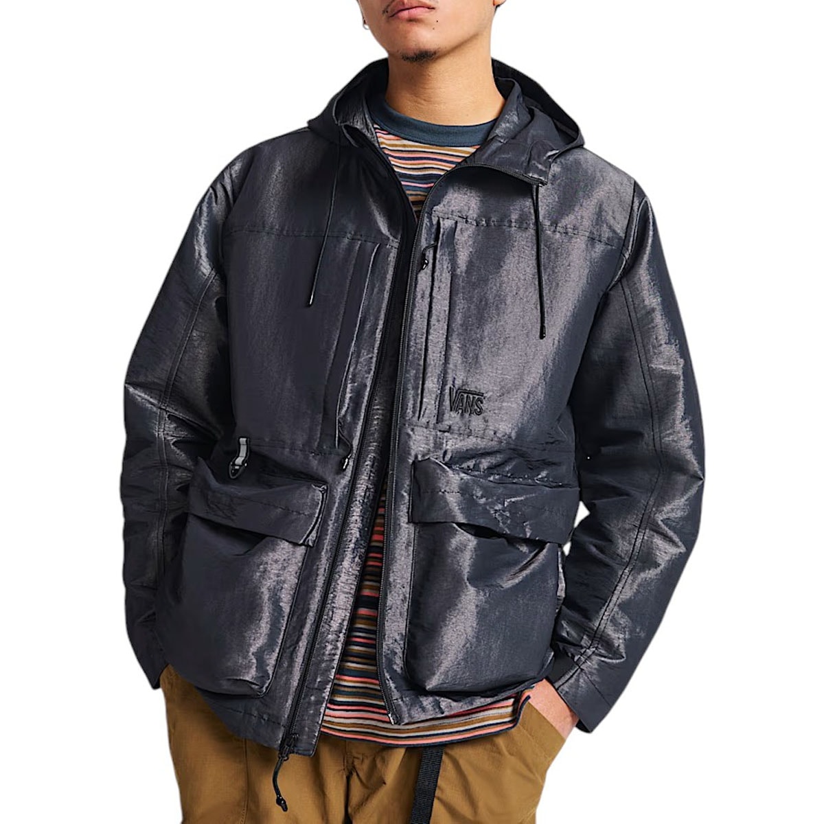 Jaqueta Corta Vento Vans Spectrum Black os melhores preços