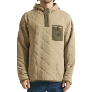 Jaqueta Especial Hurley Russel Quilted Fleece Caqui