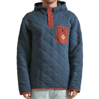 Jaqueta Especial Hurley Russel Quilted Fleece Marinho