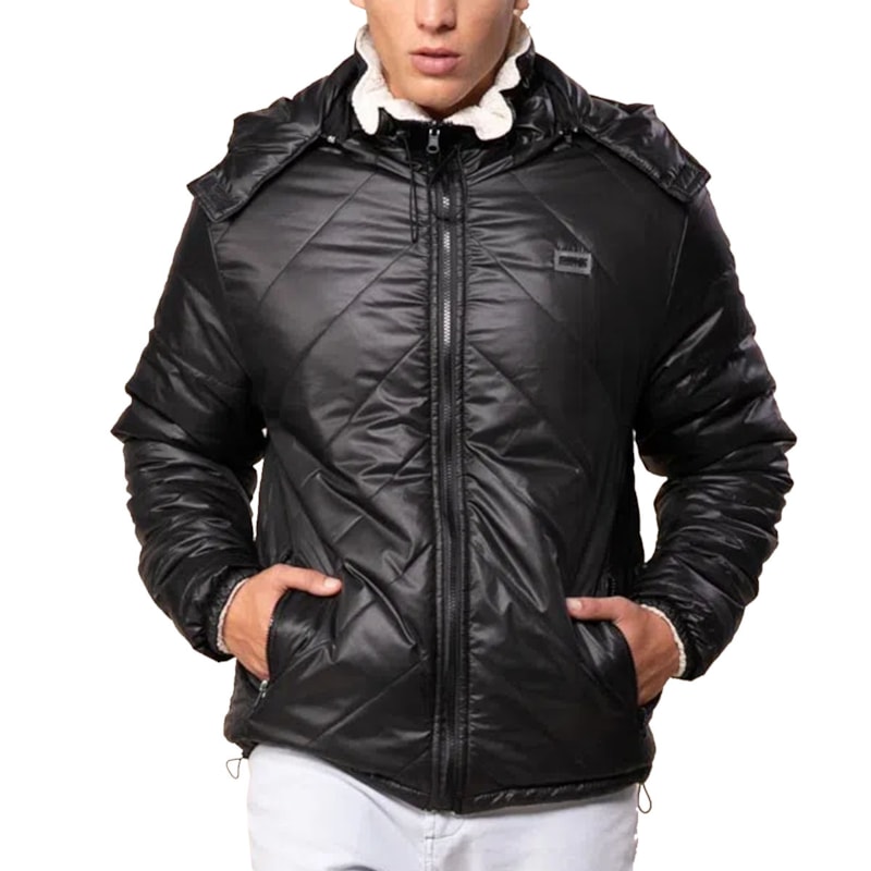 Jaqueta Freesurf Dupla Face Bege Pto os melhores preços Clique e